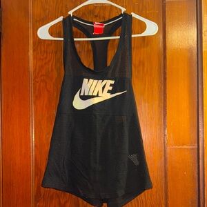 Nike Women's Black Mesh Tank Top